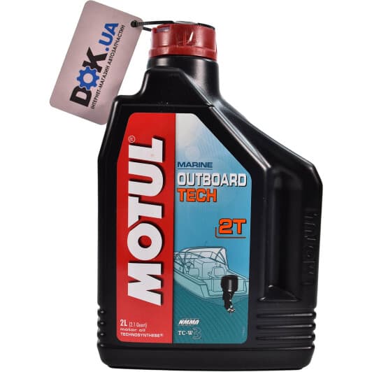 Motul Outboard Tech, 2 л (851721) моторна олива 2T