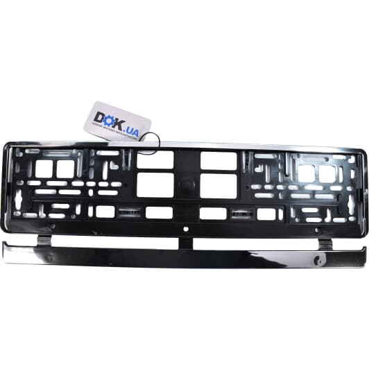 Рамка номерного знака Elegant EL100586 цвет серебристый