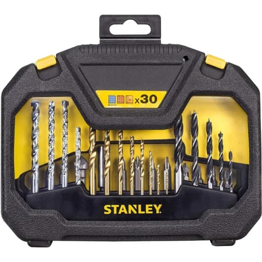 Набор сверл Stanley спиральных по металлу STA7183-XJ 1.5-8 мм 17 шт.