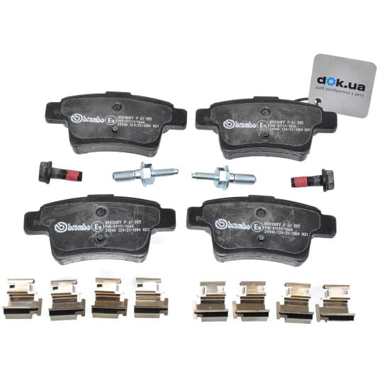P 61 085 Brembo Гальмівні колодки