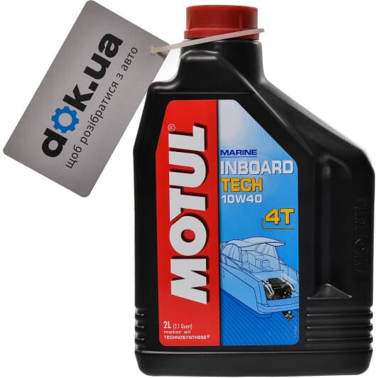 Motul Inboard Tech 10W-40, 2 л (852321) моторное масло 4T