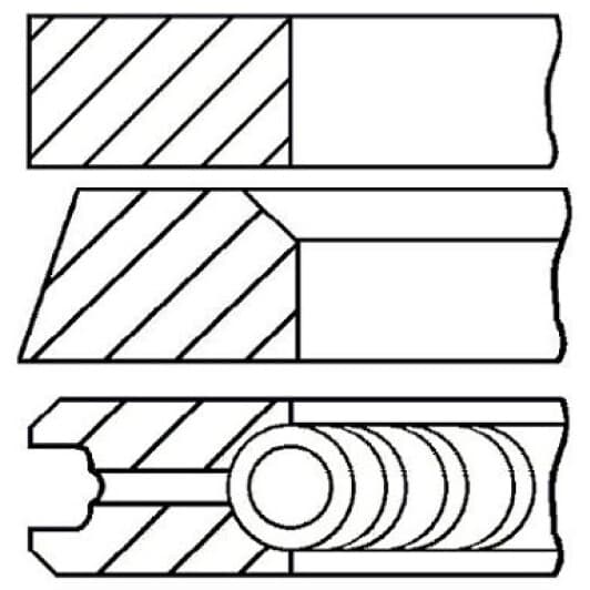 08-318706-10 Goetze Комплект поршневых колец