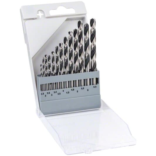 Набор сверл Bosch спиральных по металлу 2608577349 1.5-6.5 мм 13 шт.