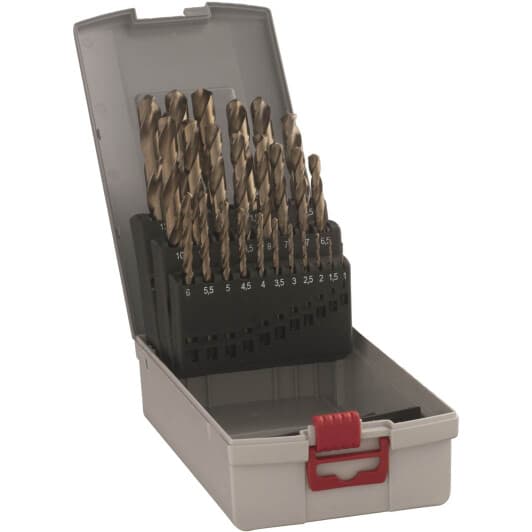 Набір свердл Bosch спіральних по металу 2608587018 1-13 мм 25 шт.