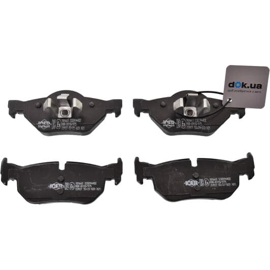 181663 Icer Гальмівні колодки