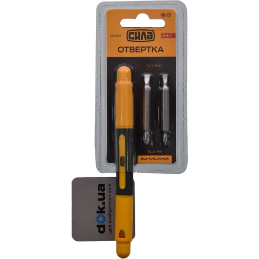 Отвертка с набором бит Сила 302033