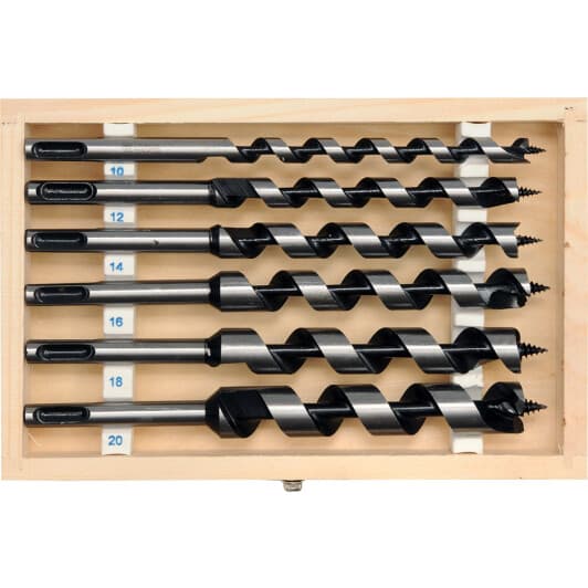 Набор сверл Yato винтовых по дереву YT-3300 10-20 мм 6 шт.