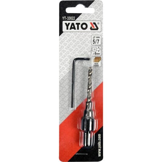 Сверло Yato спиральное по дереву YT-33022 5 мм