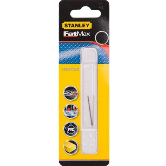 Свердло Stanley спіральне по металу, бетону та дереву STA51113 11 мм