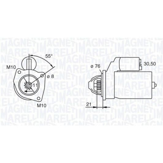 63193001 Magneti Marelli Стартер