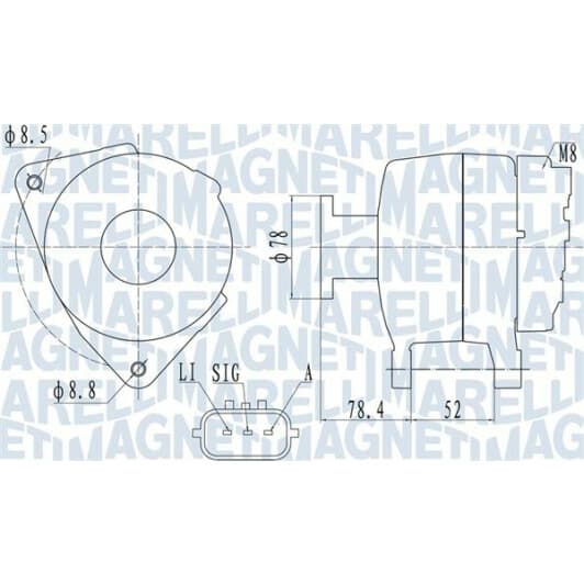 943319891010 Magneti Marelli Генератор