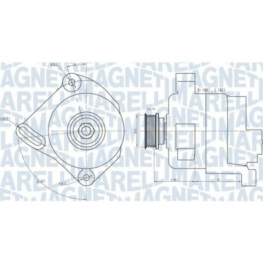 943318861010 Magneti Marelli Генератор
