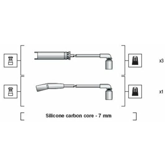 MSK1273 Magneti Marelli Дріт запалювання