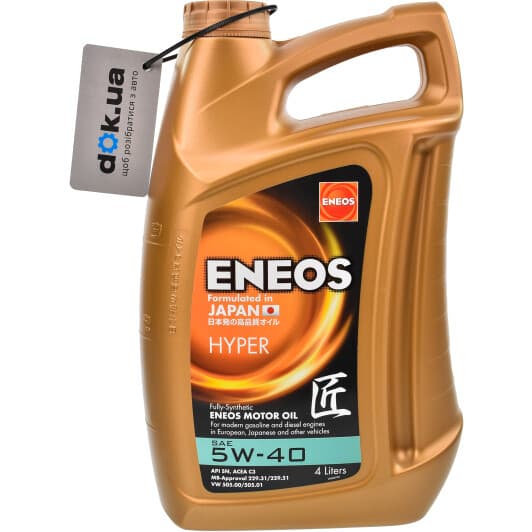 Eneos Hyper 5W-40 (4 л) моторна олива