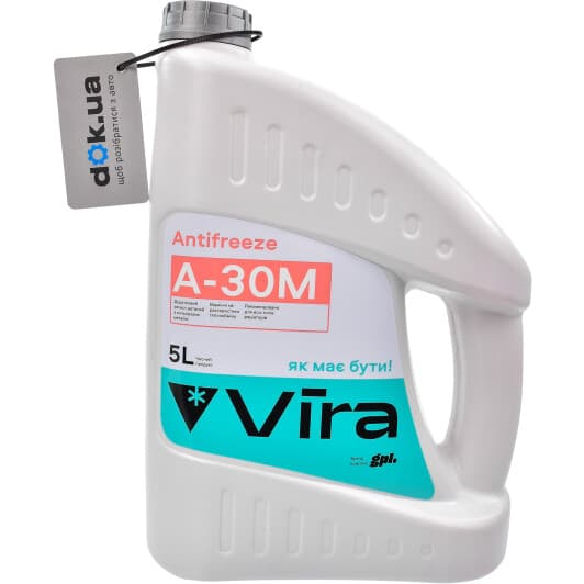 VIRA червоний -30 °C, 5 л (VI0071) готовий антифриз