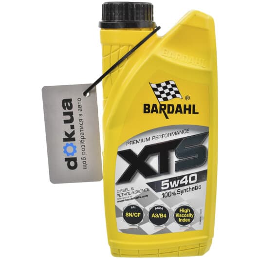 Bardahl XTS 5W-40 (1 л) моторна олива