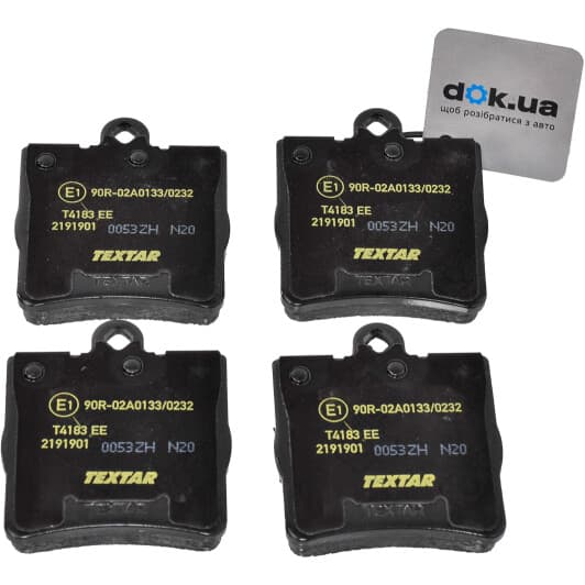 2191901 Textar Гальмівні колодки
