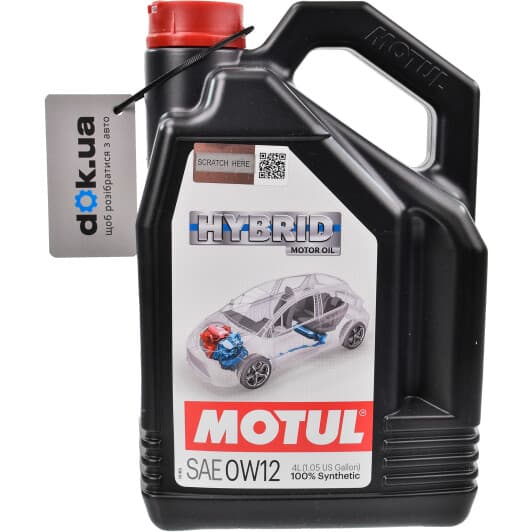 Motul Hybrid 0W-12 (4 л) моторна олива