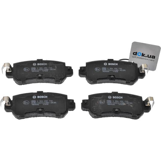 0986494732 Bosch Тормозные колодки для Mazda CX-5