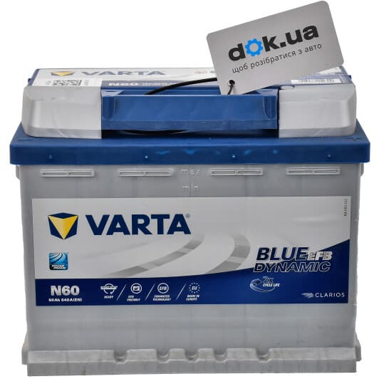 Аккумулятор Varta 6 CT-60-R Blue Dynamic EFB 560500064