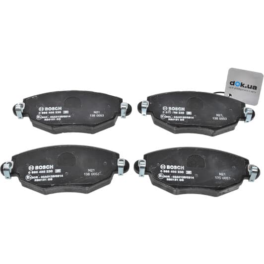 0 986 495 230 Bosch Тормозные колодки