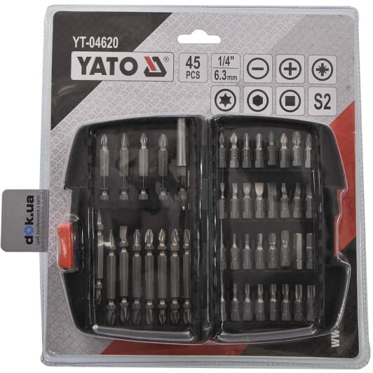 Набор бит с держателем Yato YT-04620 44 шт.