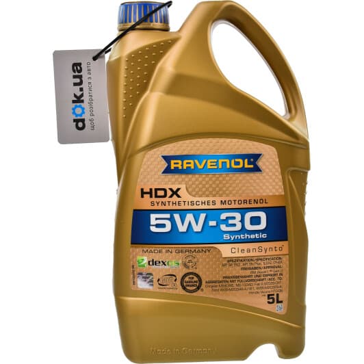 Ravenol HDX 5W-30 (5 л) моторное масло
