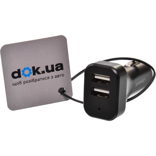 USB зарядка в авто Usams C13 CC87TC01