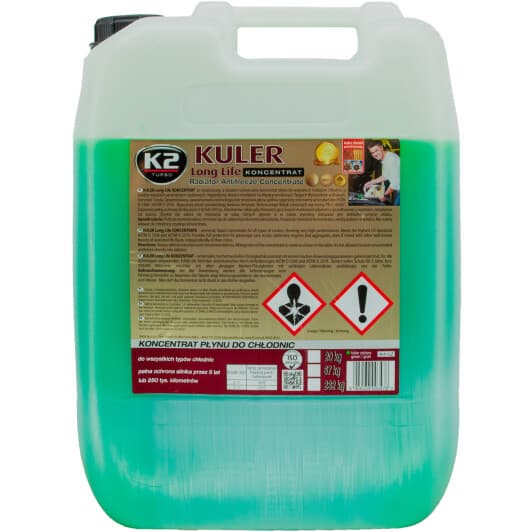 K2 Kuler зелений 20 л (W416Z) концентрат антифризу