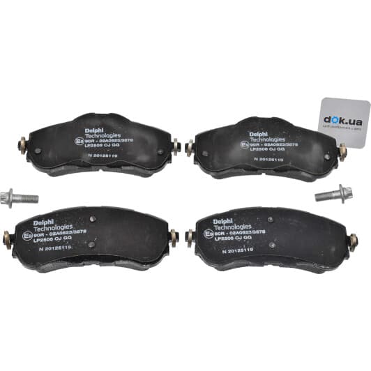 LP2506 Delphi Тормозные колодки