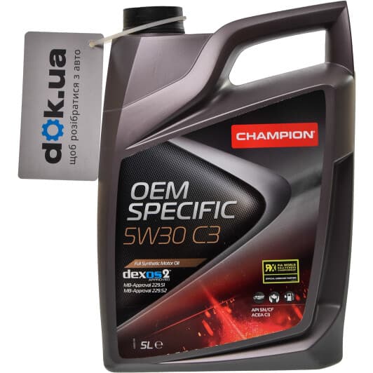 Champion OEM Specific C3 5W-30 (5 л) моторна олива
