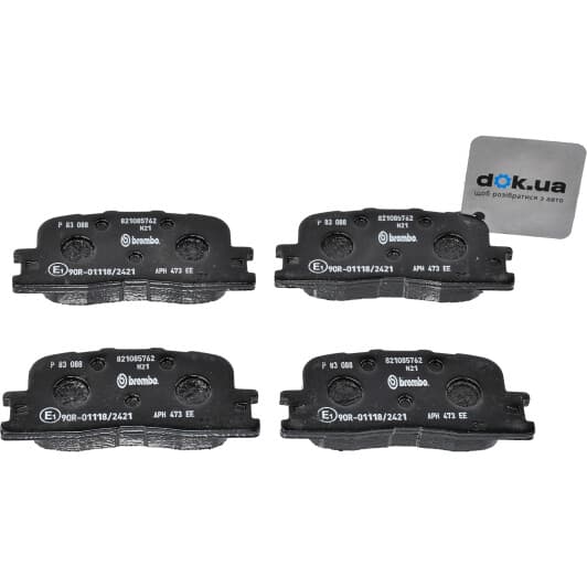 P 83 088 Brembo Гальмівні колодки