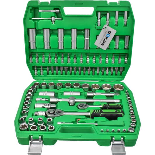 Набір торцевих головок та компонентів Intertool ET-6108SP 1/2", 1/4" (108 пр.)