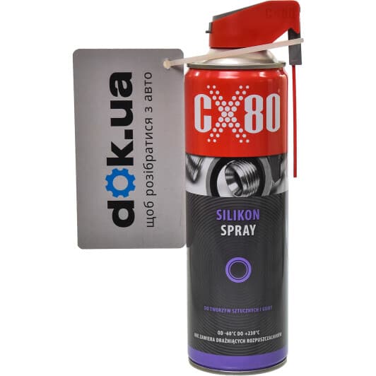 CX80 Silikon Spray Duo силіконове мастило