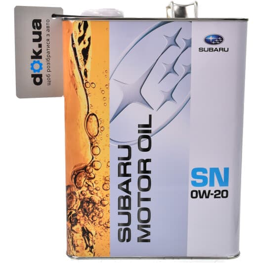 Subaru Motor Oil 0W-20 (4 л) моторна олива