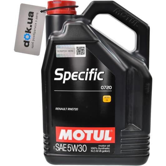Motul Specific 0720 5W-30 (5 л) моторное масло
