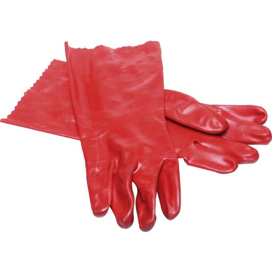 Рукавички робочі Дорожная Карта гумові червоні