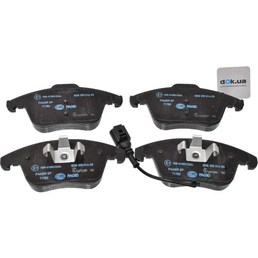 8DB 355 014-031 Hella Pagid Тормозные колодки
