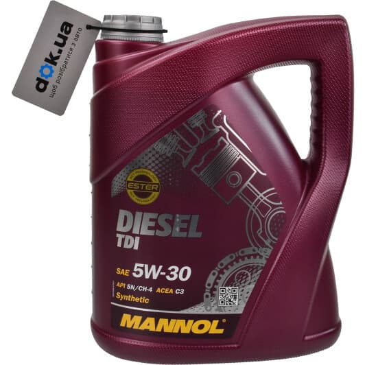 Mannol Diesel TDI 5W-30 (5 л) моторное масло