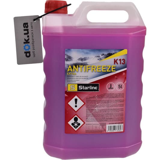 Starline Extra K13 G13 фіалковий 5 л (NAK13-5) концентрат антифризу