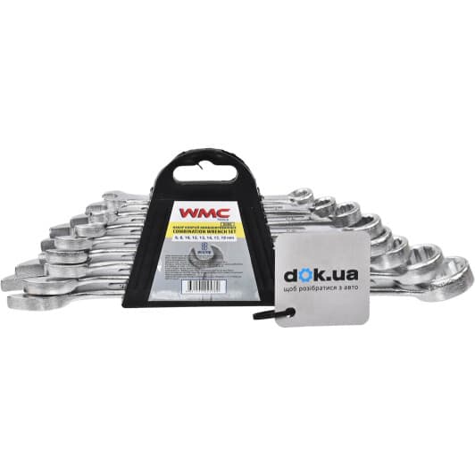 Набор ключей рожково-накидных WMC Tools 5086 6-19 мм 8 шт