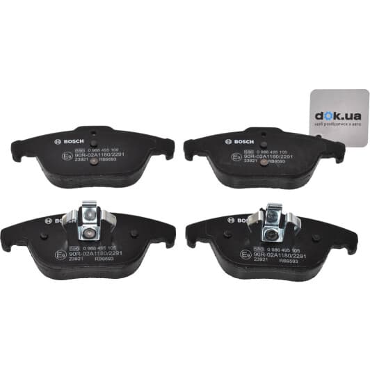 0 986 495 105 Bosch Тормозные колодки