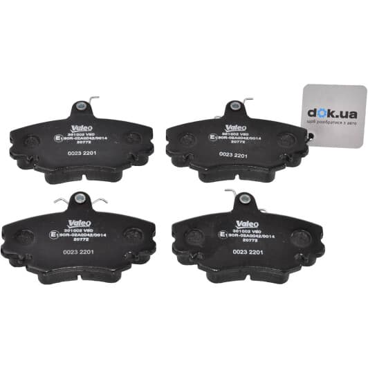 301002 Valeo Гальмівні колодки