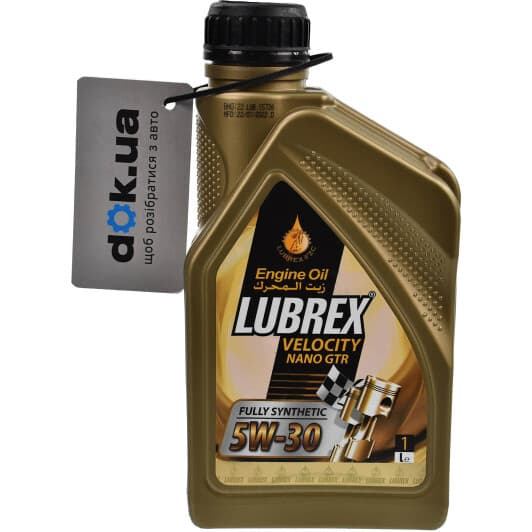 Lubrex Velocity Nano GTR 5W-30 (1 л) моторное масло
