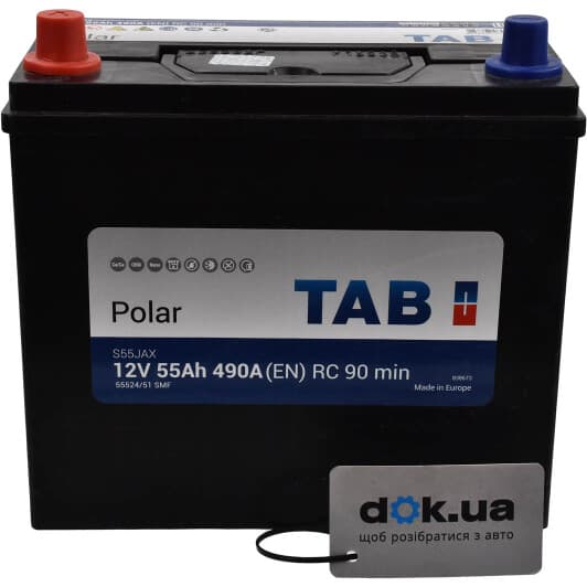 Акумулятор TAB 6 CT-55-L Polar S JIS 246755