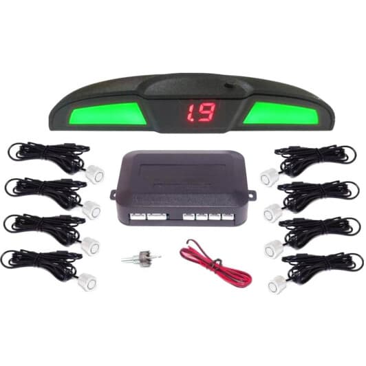 Парктронік Baxster PS-818-10 сріблясті датчики 8 шт.