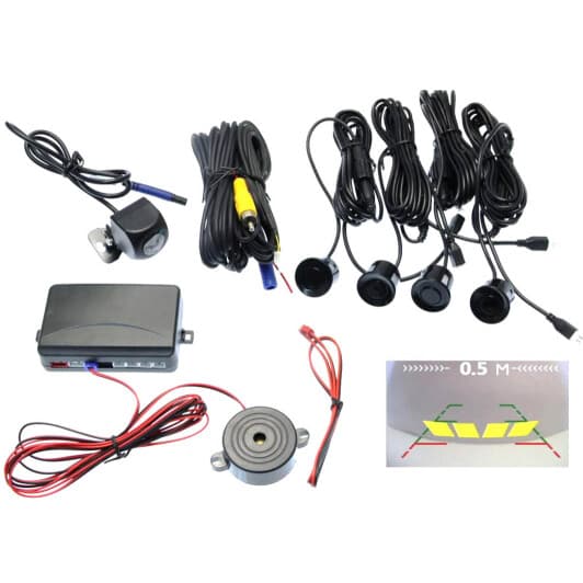 Парктронік Baxster VPR-4777-01 з чорними датчиками 4 шт.