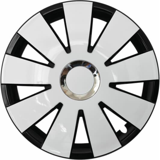 Ковпак на колесо Olszewski Nefryt Chrome колір білий + чорний R16