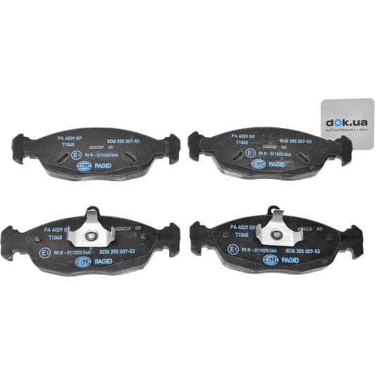 8DB 355 007-531 Hella Pagid Гальмівні колодки