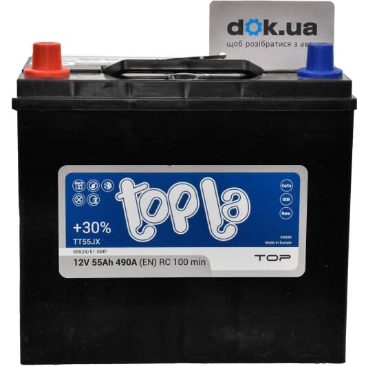 Аккумулятор Topla 6 CT-55-L Top JIS 118355